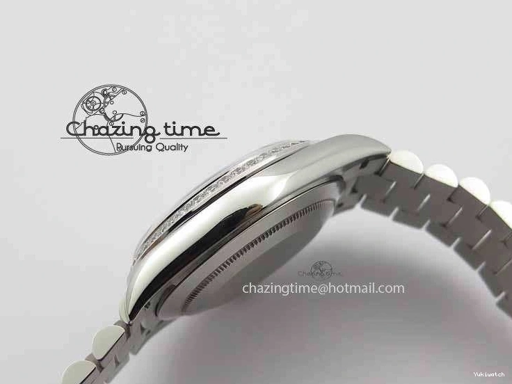 Bracelet 40mm SS ETA2836 On Diamond Silver Bezel Edition BP Dial Maker Day SS Best Date 0522